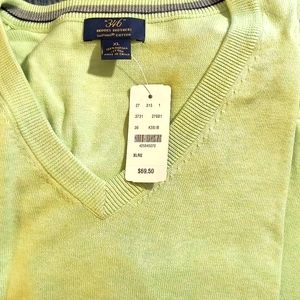 NWT Brooks Brothers "346" V Neck sweater